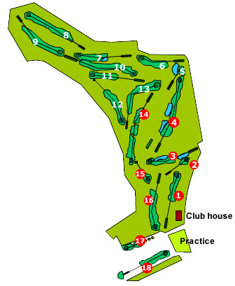 detail plan parcours golf champs de bataille eure
